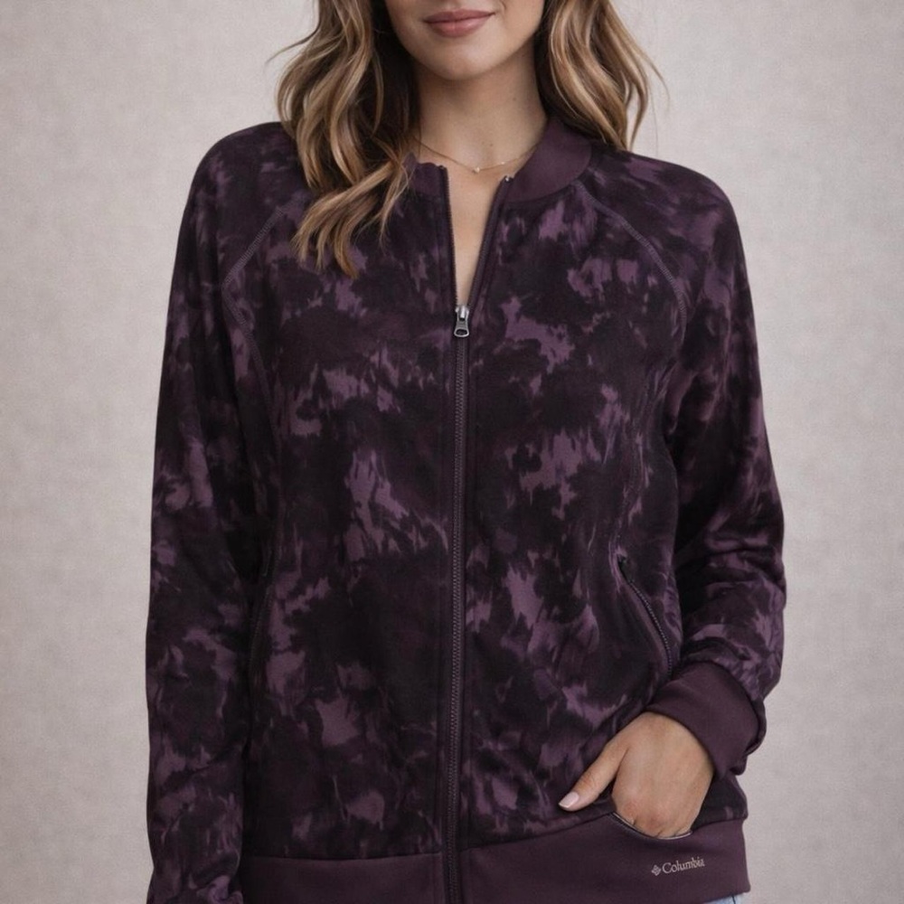 Columbia Women's Dark Purple Bomber Jacket